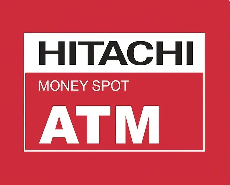 Hitachi ATM Franchise - Official partner logo for ATM franchise in India